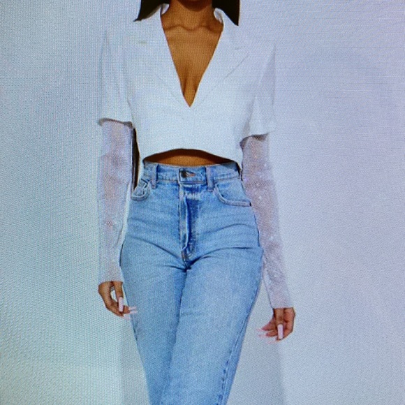 Croppped blazer - Picture 2 of 4